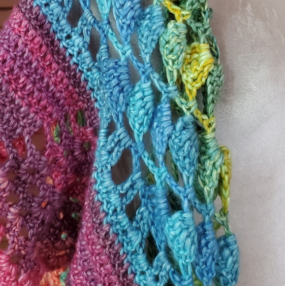 SOLD OUT Bohemian Rainbow Maxi Mandala Cardigan - Picture 9 of 10